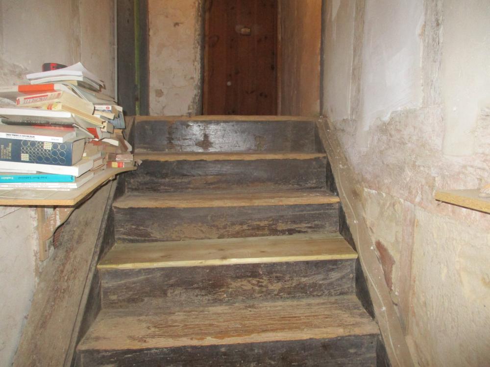 réparation d'un escalier en bois vétuste